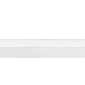 Furniture handle, D handle, zinc alloy, straight-edged - H1380