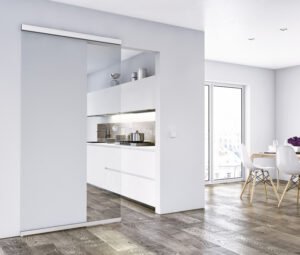 Sliding door fitting, Slido Design 80-M, set 1