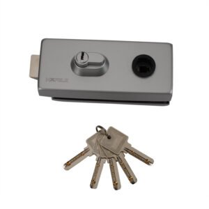 Rebated glass door lock, Frameless glass hardware 2